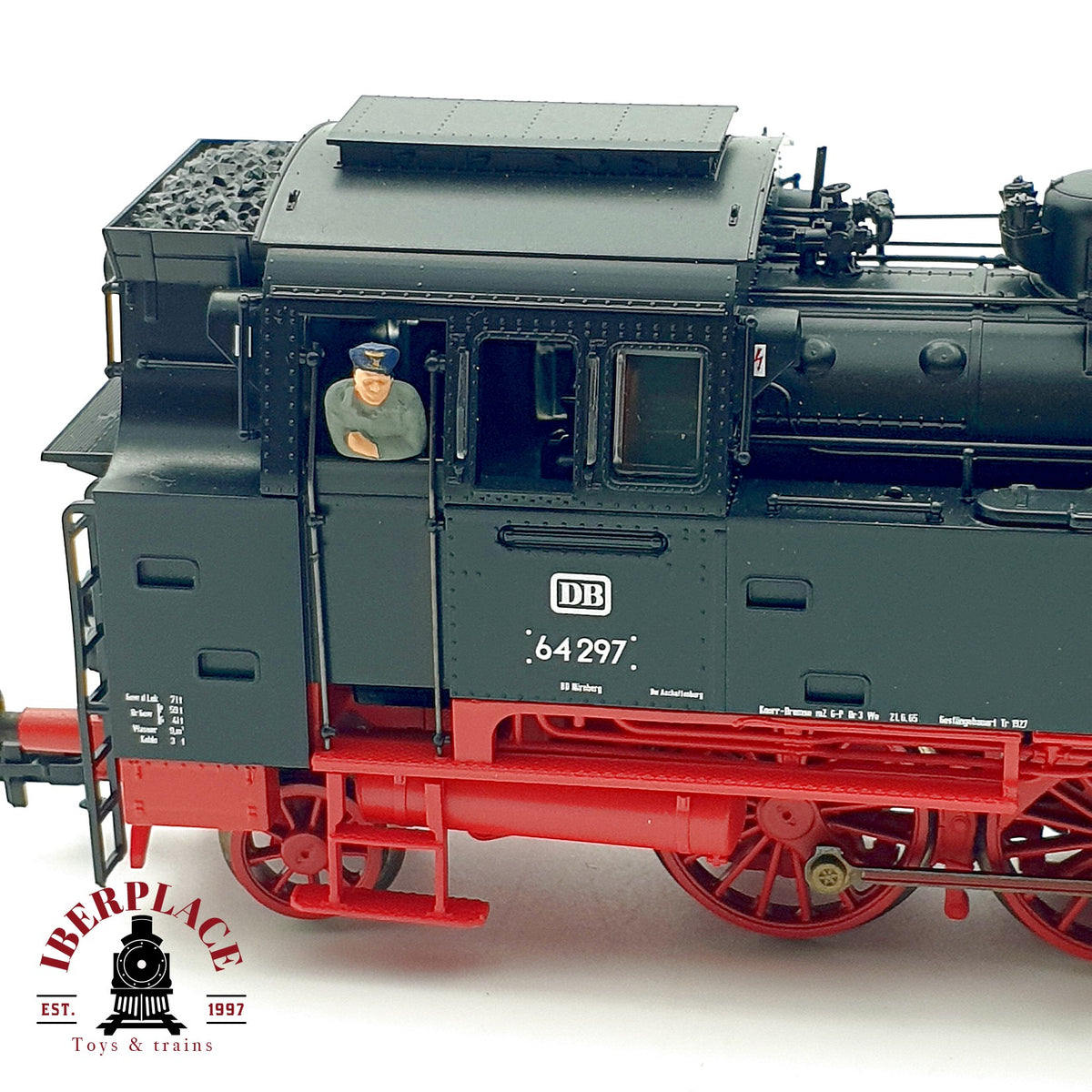 ♻️✨ Roco 62200 Locomotora vapor BR 64 297 DB Epoca III Escala H0 1:87 DC