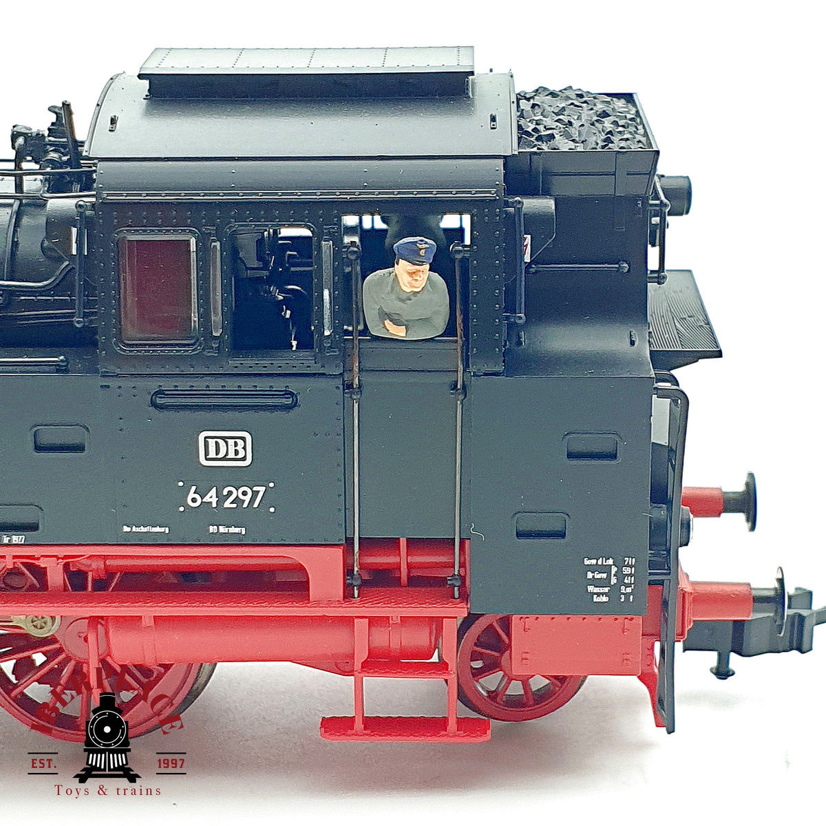 ♻️✨ Roco 62200 Locomotora vapor BR 64 297 DB Epoca III Escala H0 1:87 DC