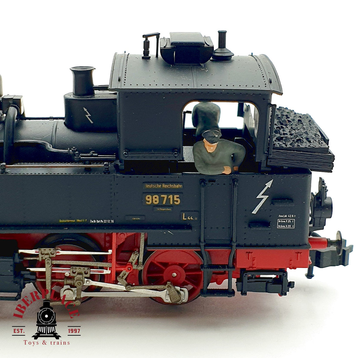 ♻️✨ Roco 43282 Locomotora vapor BR 98 715 DRG Epoca II Escala H0 1:87 DC