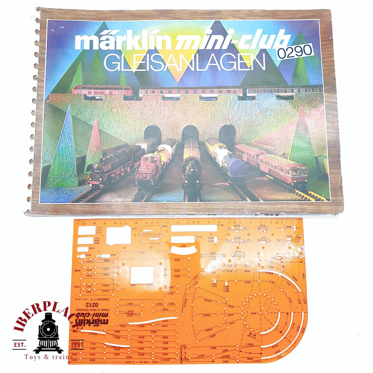 ♻️ 2da mano - Märklin 0290 0212 plano de vías Z escala 1:220