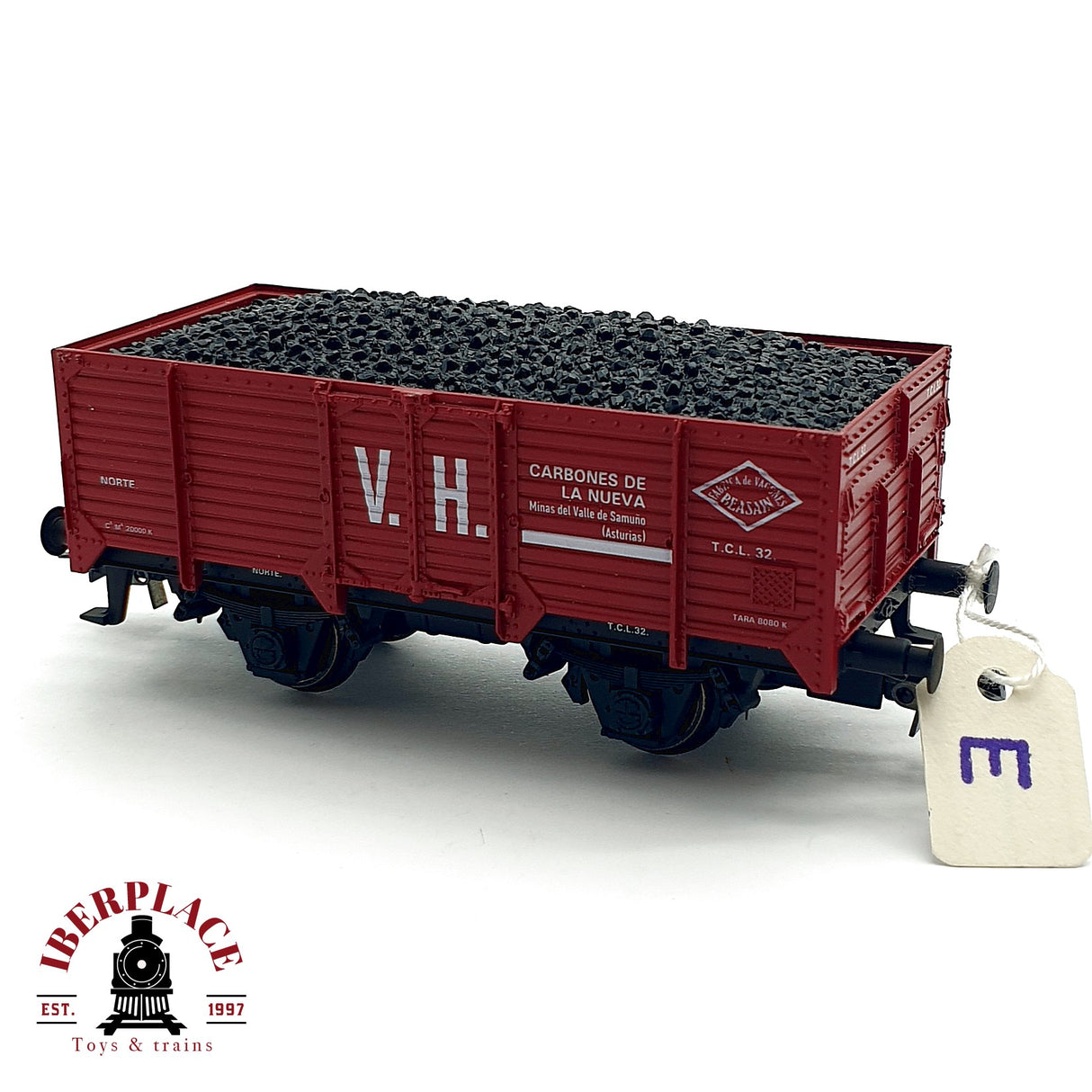 ♻️ DC Electrotren 1969 vagón de bordes carbones la nueva S/G A.A.F.G RENFE H0 escala 1:87 A28