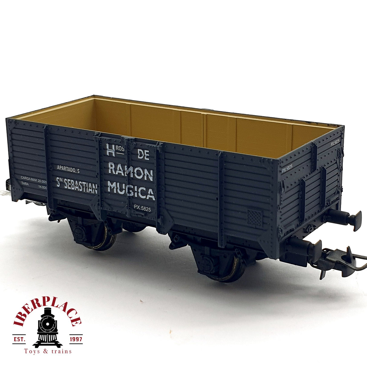 ♻️ DC Electrotren 1967 vagón abierto hermanos ramón Múgica RENFE H0 escala 1:87 A28