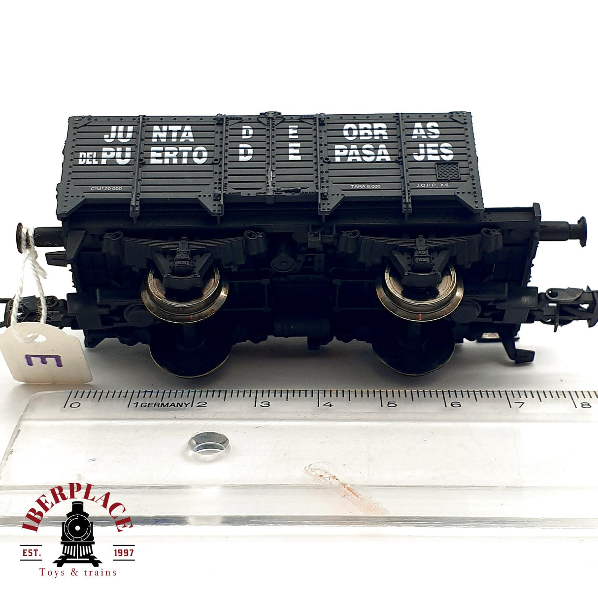 ♻️ DC Electrotren 1929 vagón abierto puerto pasajes con carbón RENFE H0 escala 1:87 A28
