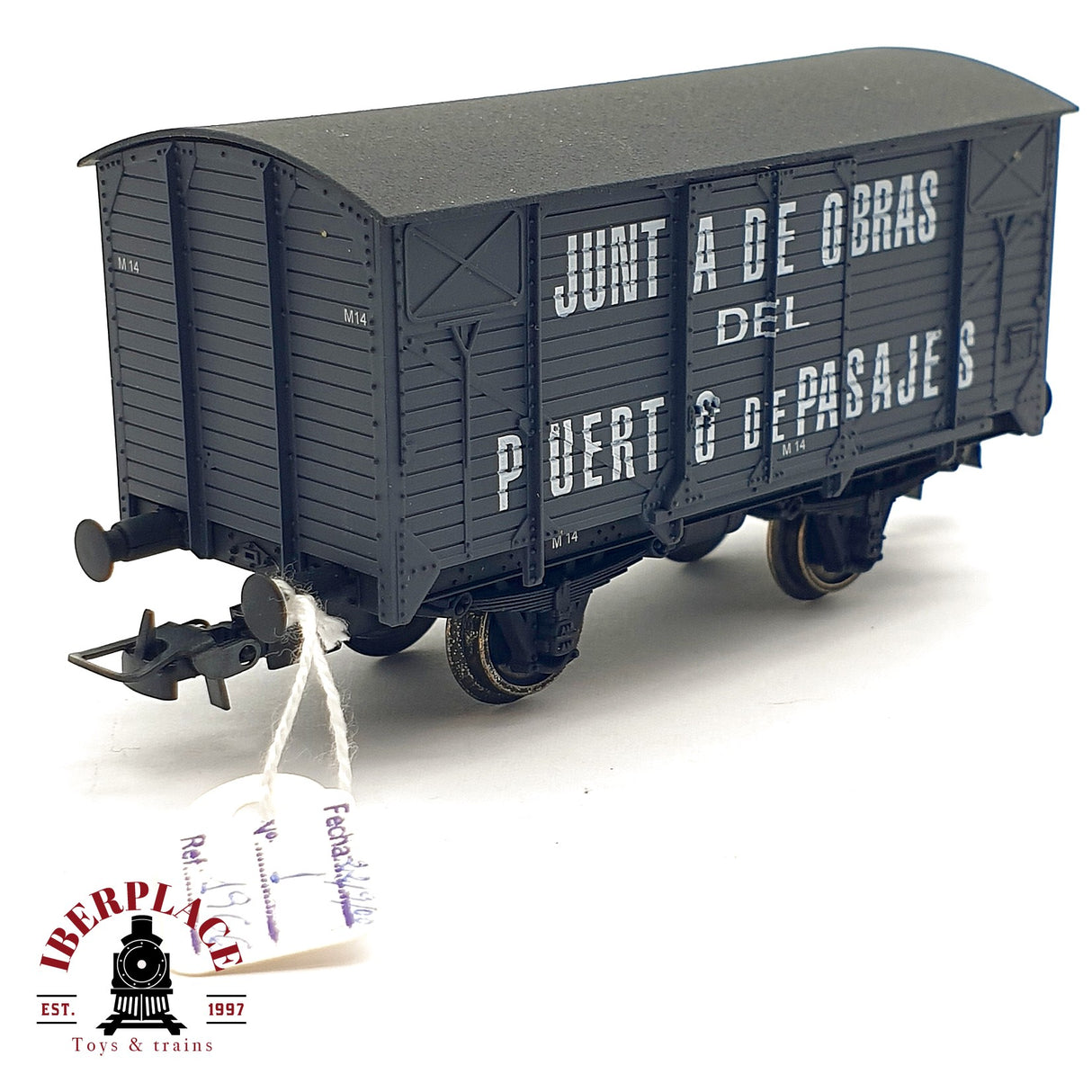 ♻️ DC Electrotren 1966 vagón cerrado junta de obras puerto pasaje RENFE H0 escala 1:87 A28