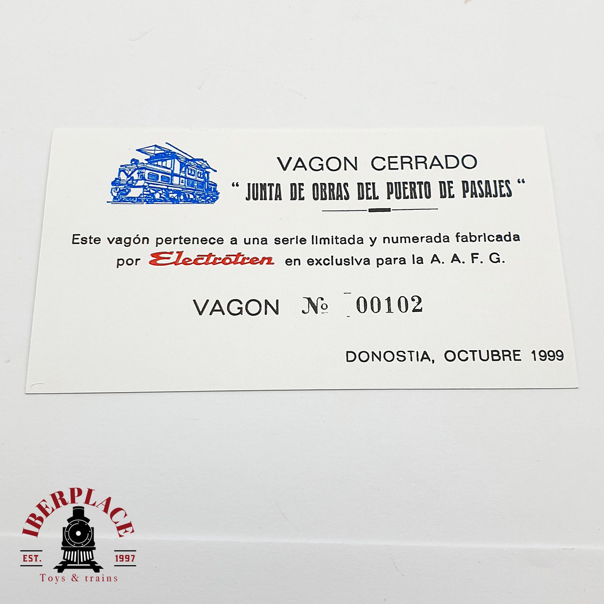 ♻️ DC Electrotren 1966 vagón cerrado junta de obras puerto pasaje RENFE H0 escala 1:87 A28