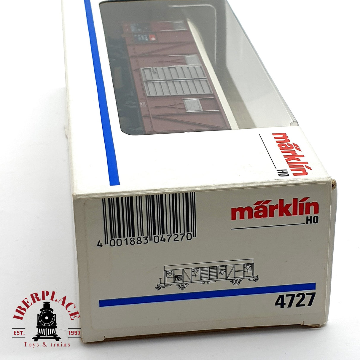 ♻️ AC Märklin 4727 vagón mercancias EUROP SBB CFF H0 escala 1:87 A28