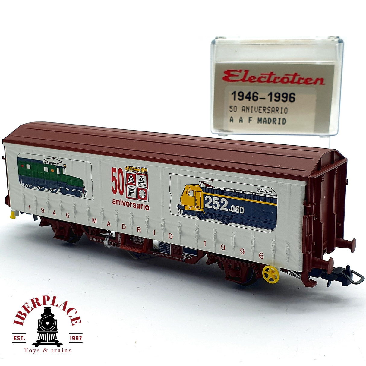♻️ DC Electrotren 1946-1996 vagón 50 Aniversario AAF Madrid RENFE H0 escala 1:87 A28