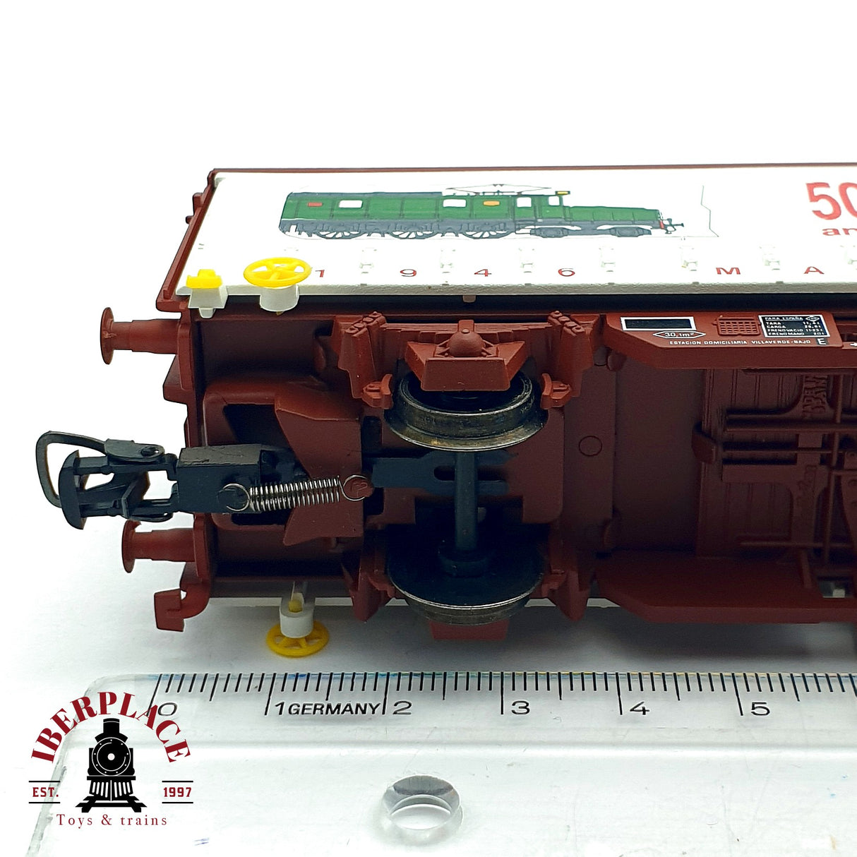 ♻️ DC Electrotren 1946-1996 vagón 50 Aniversario AAF Madrid RENFE H0 escala 1:87 A28