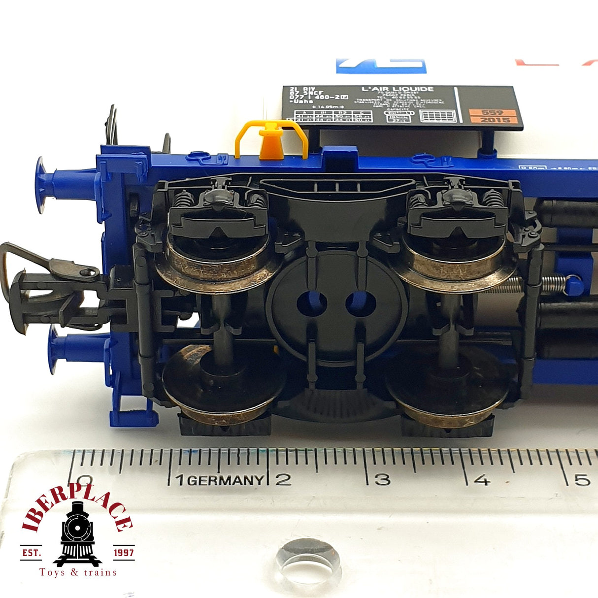 ♻️ DC Electrotren 5857K vagón cisterna L'Air Liquide SNCF H0 escala 1:87 A28