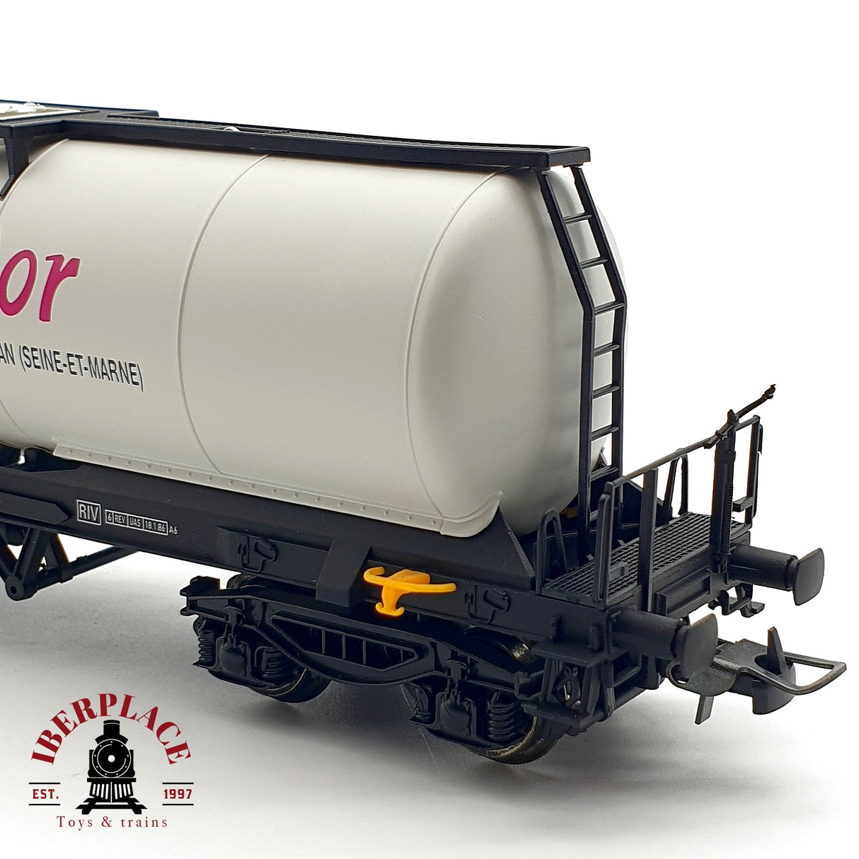 ♻️ DC Electrotren 5858K vagón cisterna Muscador SNCF H0 escala 1:87 A28
