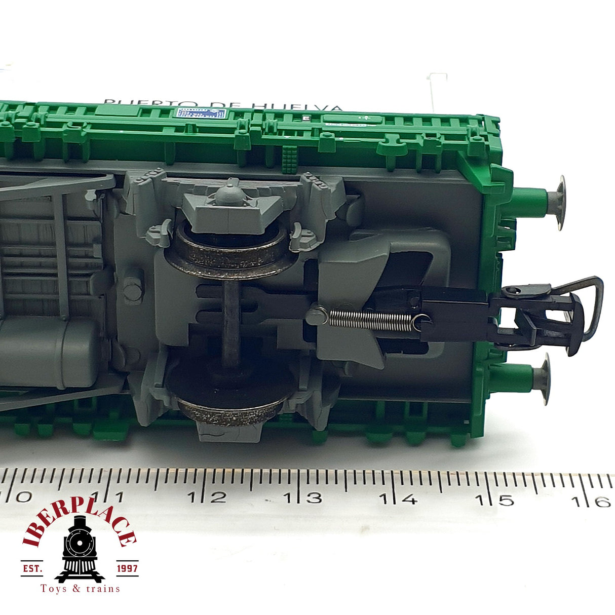 ♻️ DC Electrotren 1527K vagón contenedores congreso Feaaf Huelva 2000 H0 escala 1:87 A28