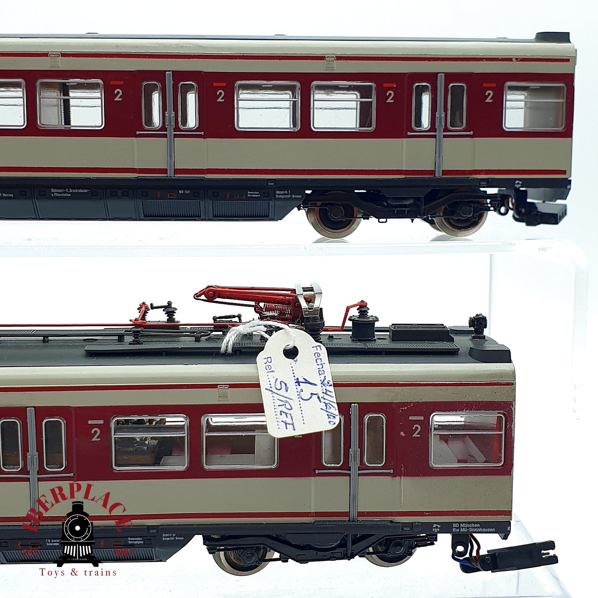 ♻️ AC Roco Tren electrico DB 421 003-5 clase 1-2 H0 escala 1:87 A28