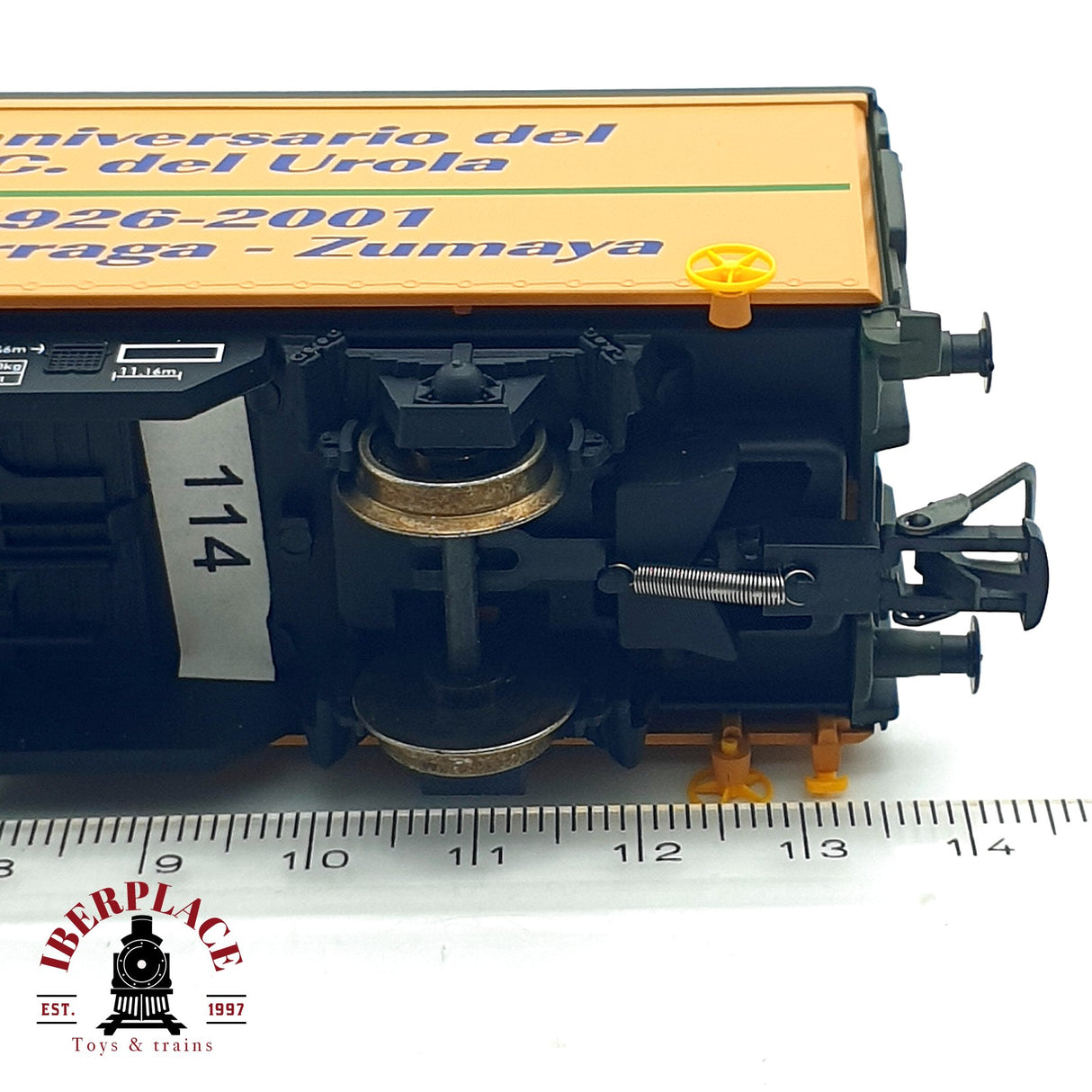 ♻️ DC Electrotren 1533K vagón 75 aniversario FC del Urola H0 escala 1:87 A28