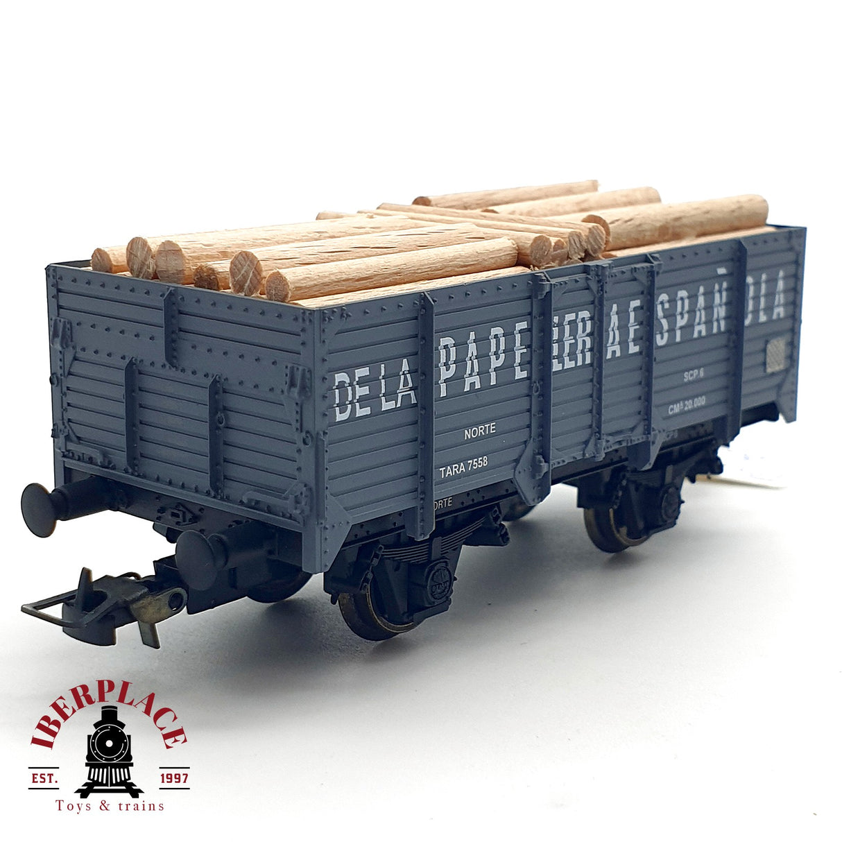 ♻️ DC Electrotren 1968 vagón de bordes papelera española A.A.F.G H0 escala 1:87 A28
