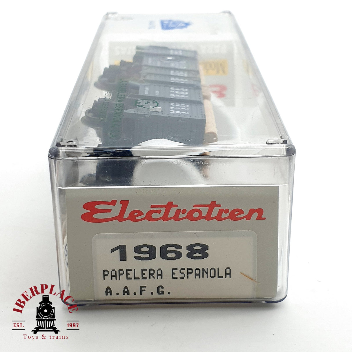 ♻️ DC Electrotren 1968 vagón de bordes papelera española A.A.F.G H0 escala 1:87 A28