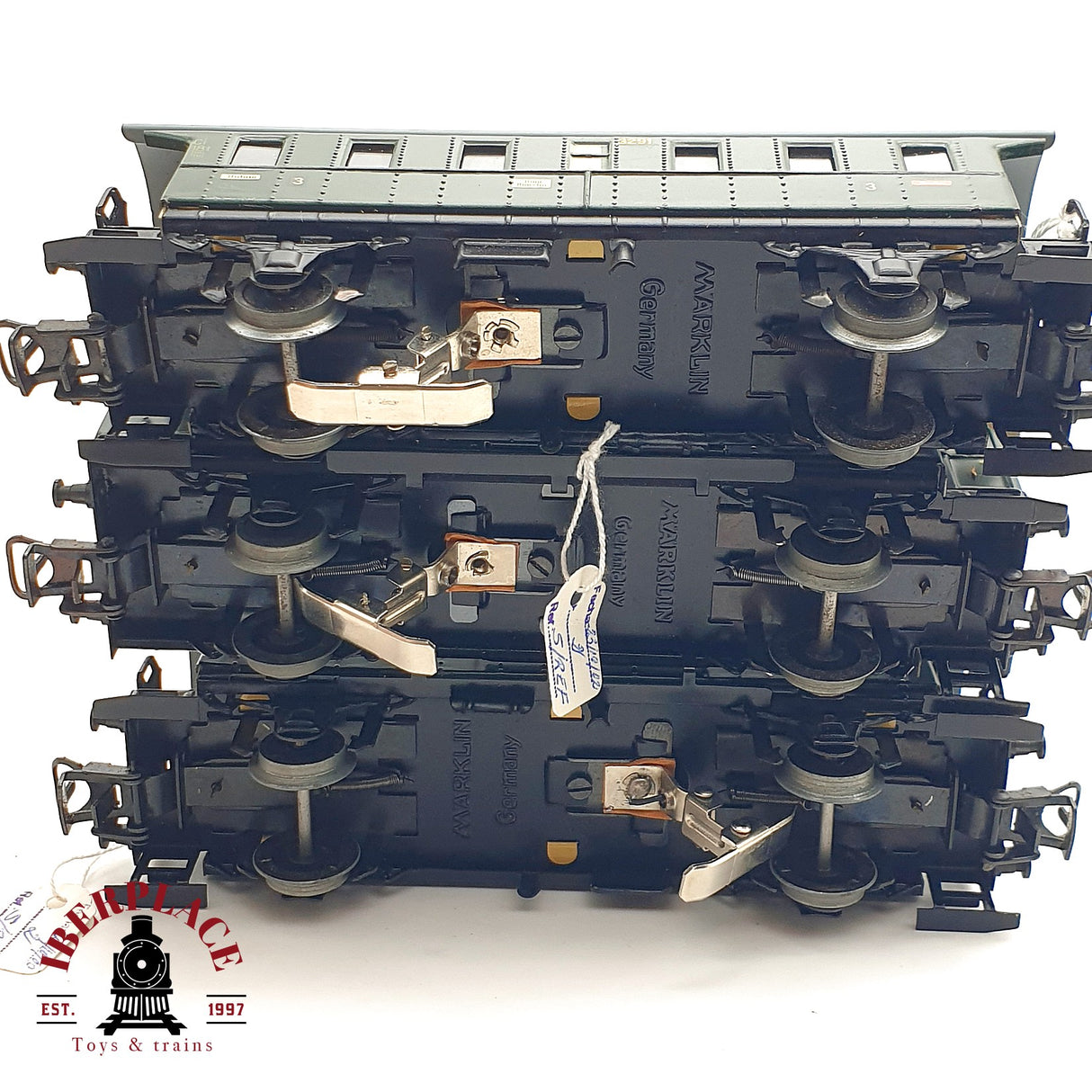 ♻️ 3x AC Märklin vagones pasajeros y equipajes 3291 3294 en metal H0 escala 1:87 A28