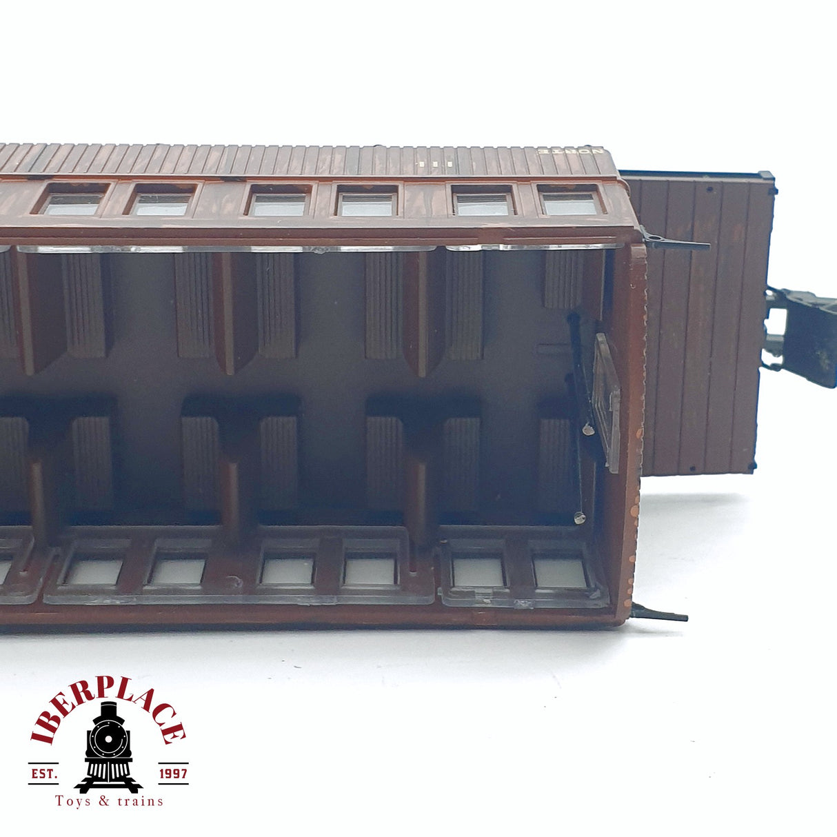 🆕 Mabar 💡 - Restos coche Norte CCfhv197 Carrocería, chasis, asientos, enganches y un bogie H0 escala 1:87