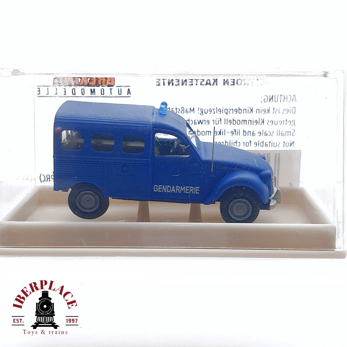 🆕 BREKINA - 14185 Citroën 2CV de la Gendarmería francesa Serie limitada 2022 Nuevo con caja H0 escala 1:87