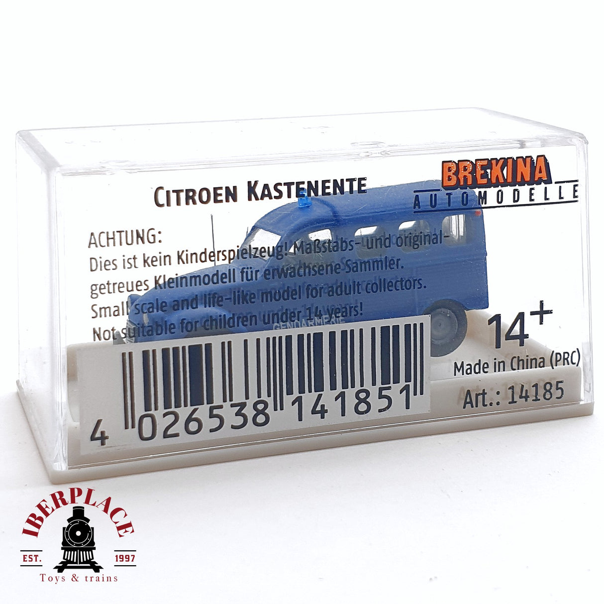 🆕 BREKINA - 14185 Citroën 2CV de la Gendarmería francesa Serie limitada 2022 Nuevo con caja H0 escala 1:87