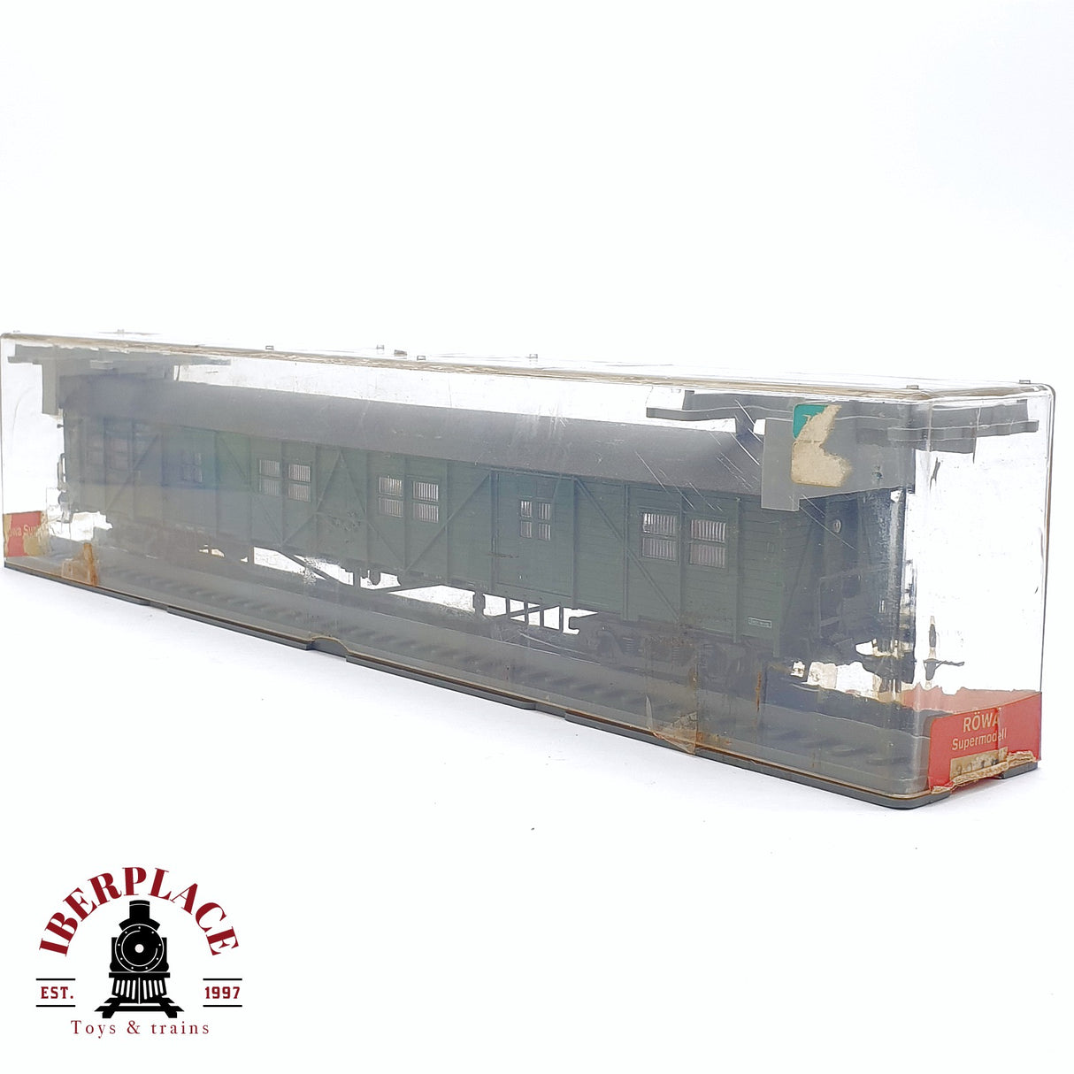 ♻️ 2da mano - Röwa Furgón bogies DB modelo años 90 H0 escala 1:87