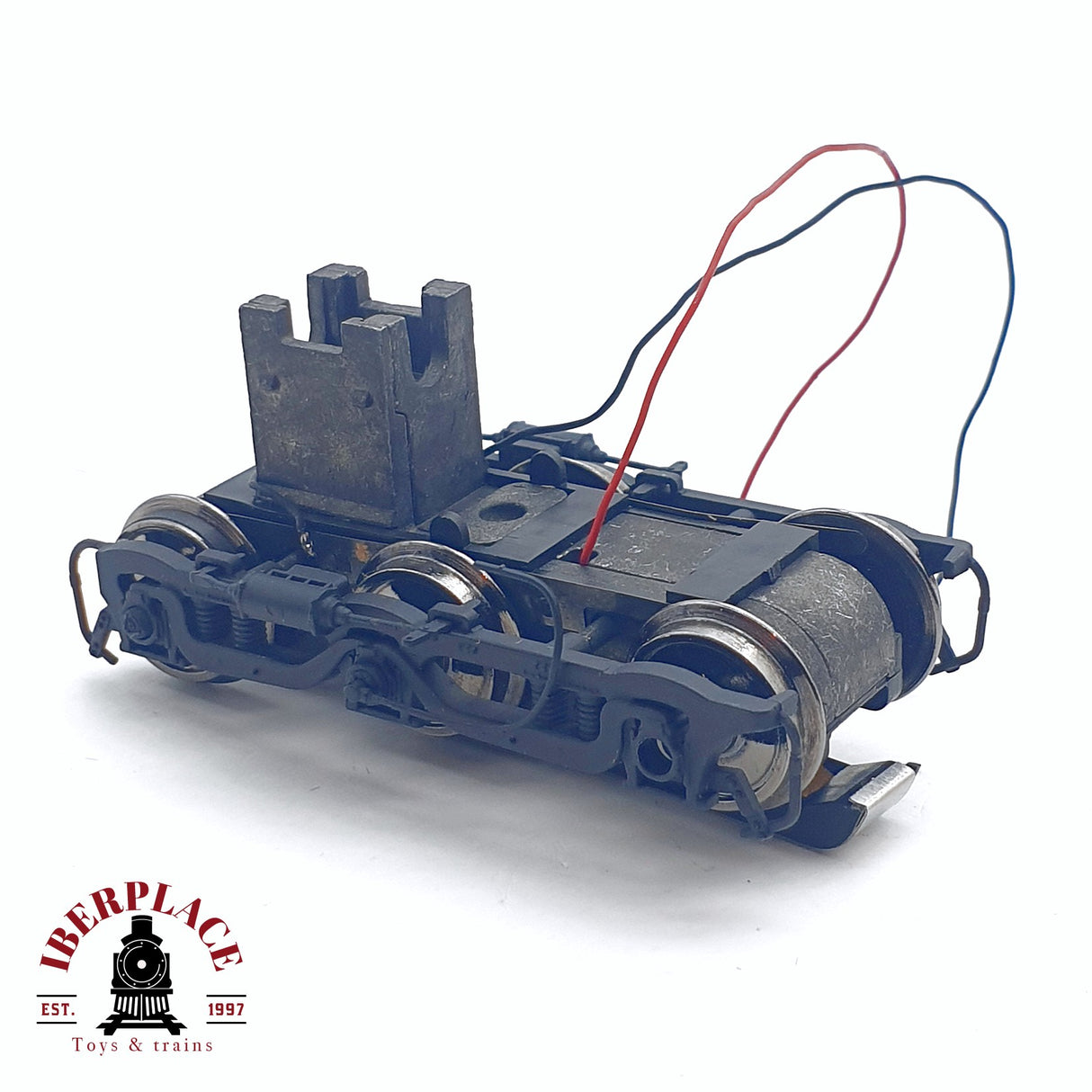 🆕 Mabar - AC Bogie completo para Locomotora Alco 1300 ruedas aisladas podría usarse en DC H0 escala 1:87