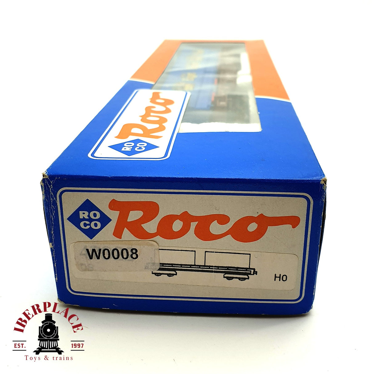 ♻️ 2da mano - DC Roco vagón contenedor Krone Circus DB H0 escala 1:87 E15