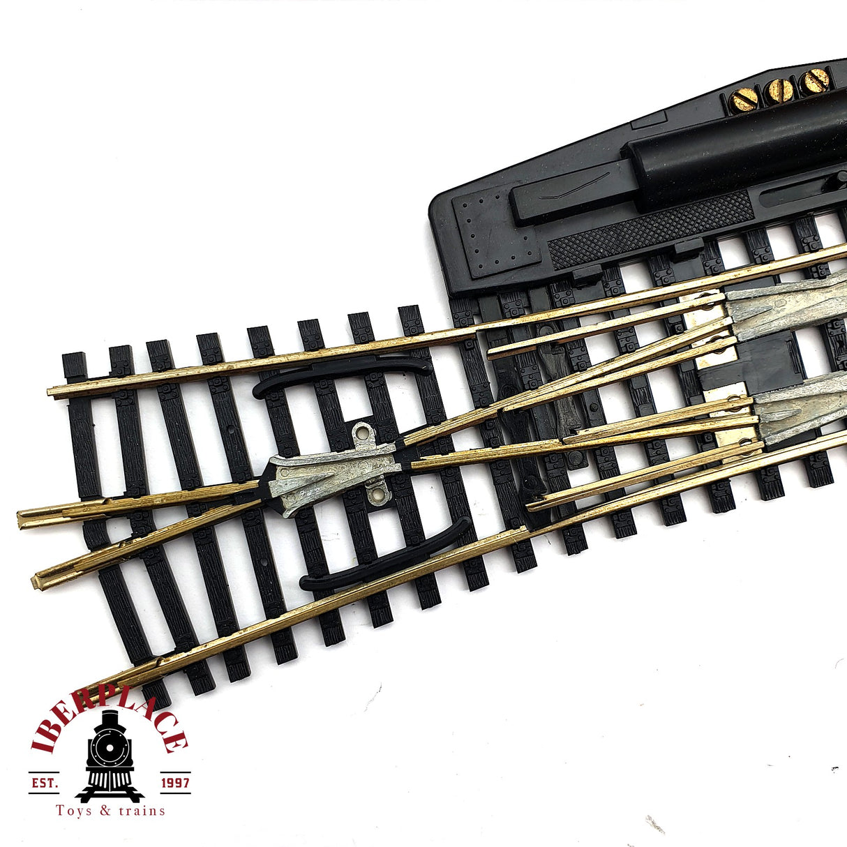 ♻️ 2da mano - Roco 4546 cruce de vía eléctrico H0 escala 1:87