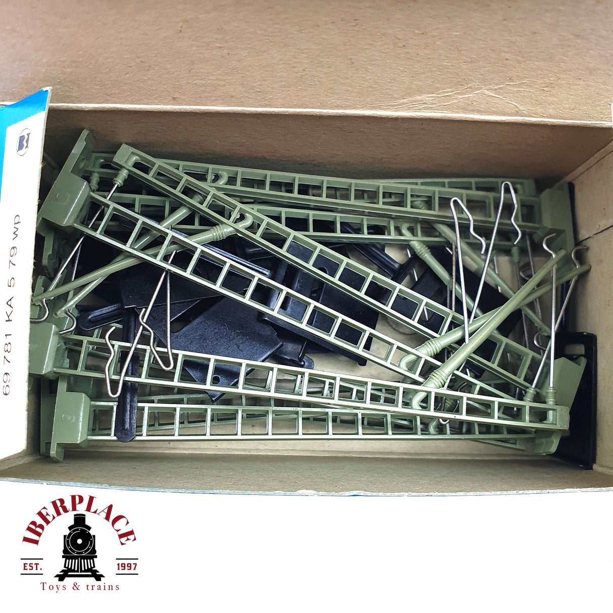 ♻️ 2da mano - Märklin Lote Hilo de catenarias, postes de catenaria y cables H0 escala 1:87 E15