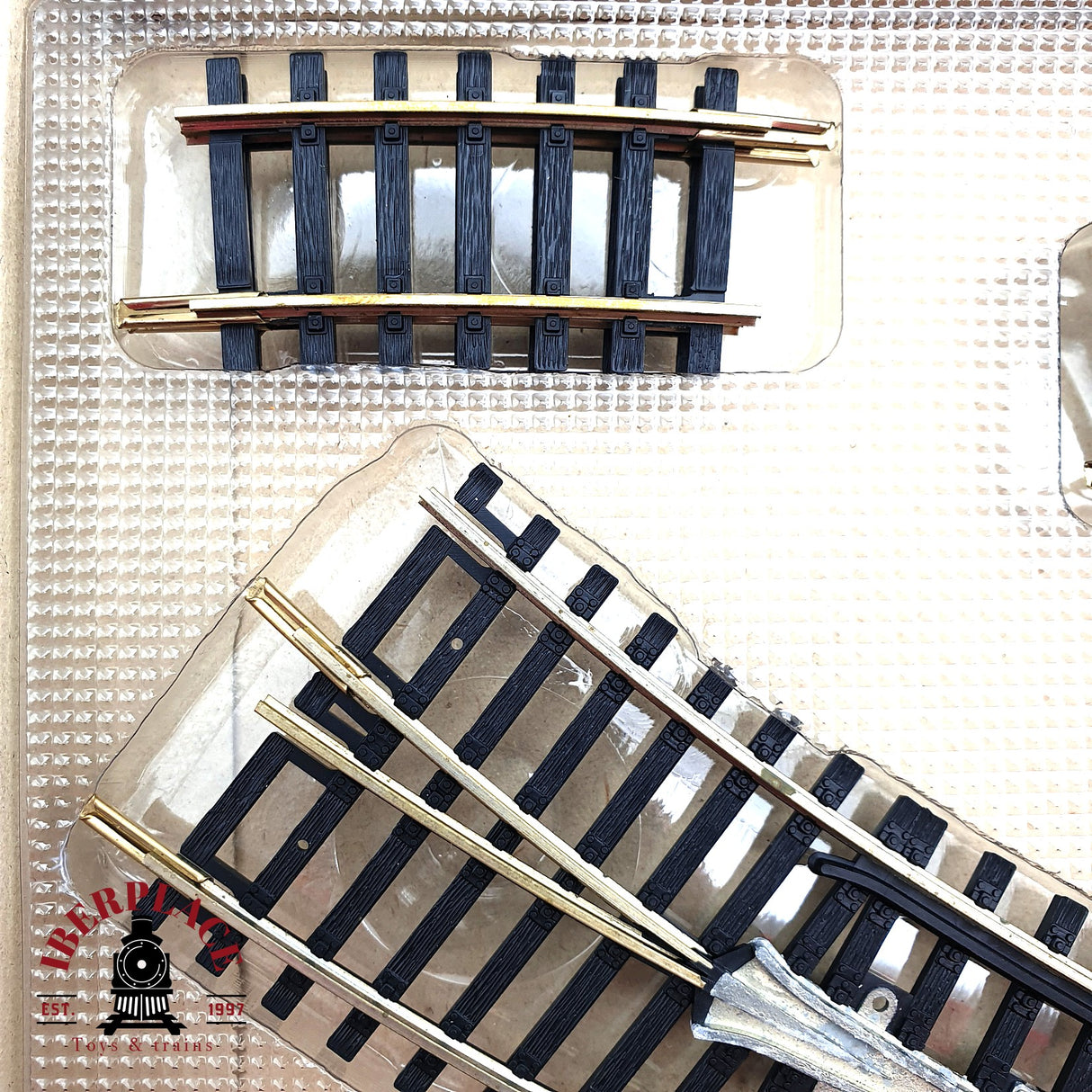 ♻️ 2da mano - Roco 5004R set de desvíos y vías curvas H0 escala 1:87 E15