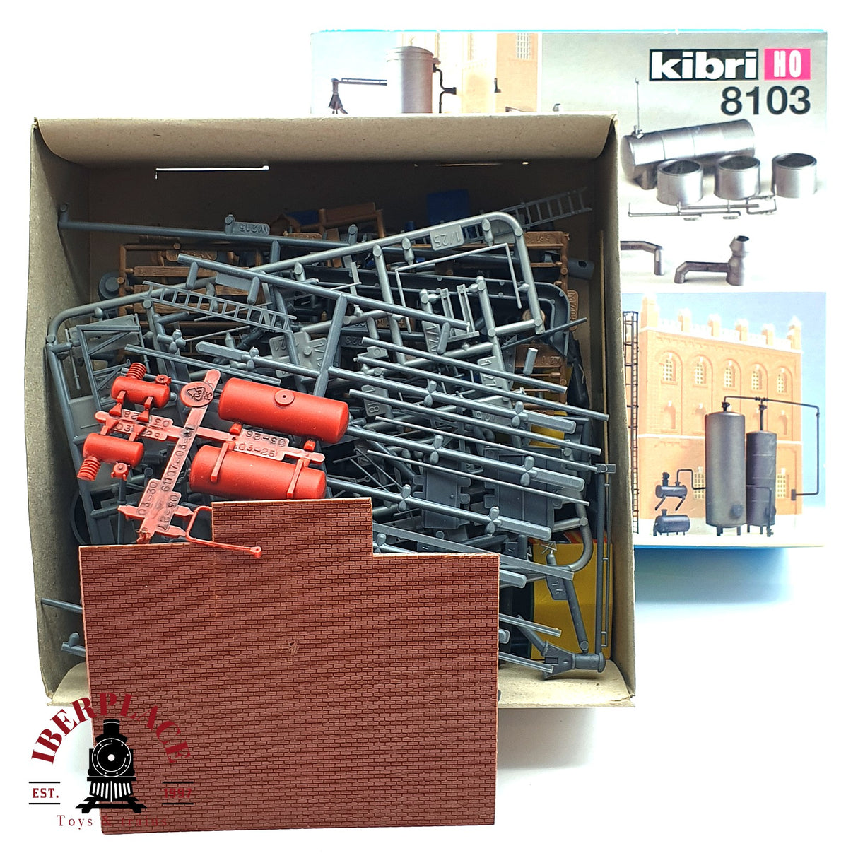 ♻️ 2da mano - Kibri 8103 Kit de montaje de detalles exteriores solo Piezas H0 escala 1:87 E15