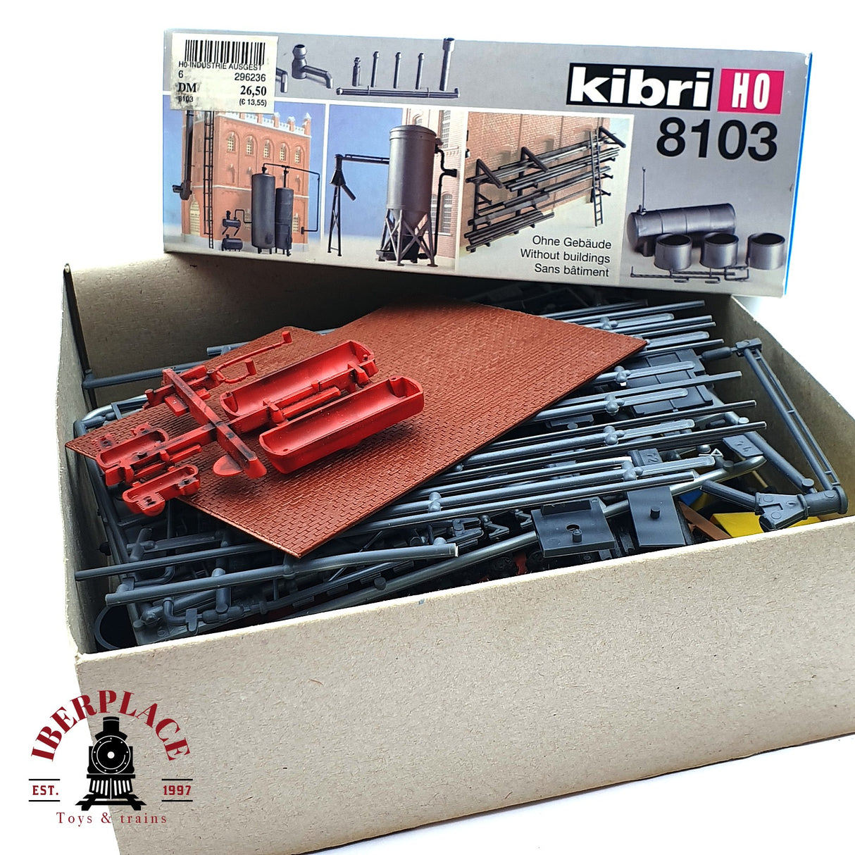 ♻️ 2da mano - Kibri 8103 Kit de montaje de detalles exteriores solo Piezas H0 escala 1:87 E15
