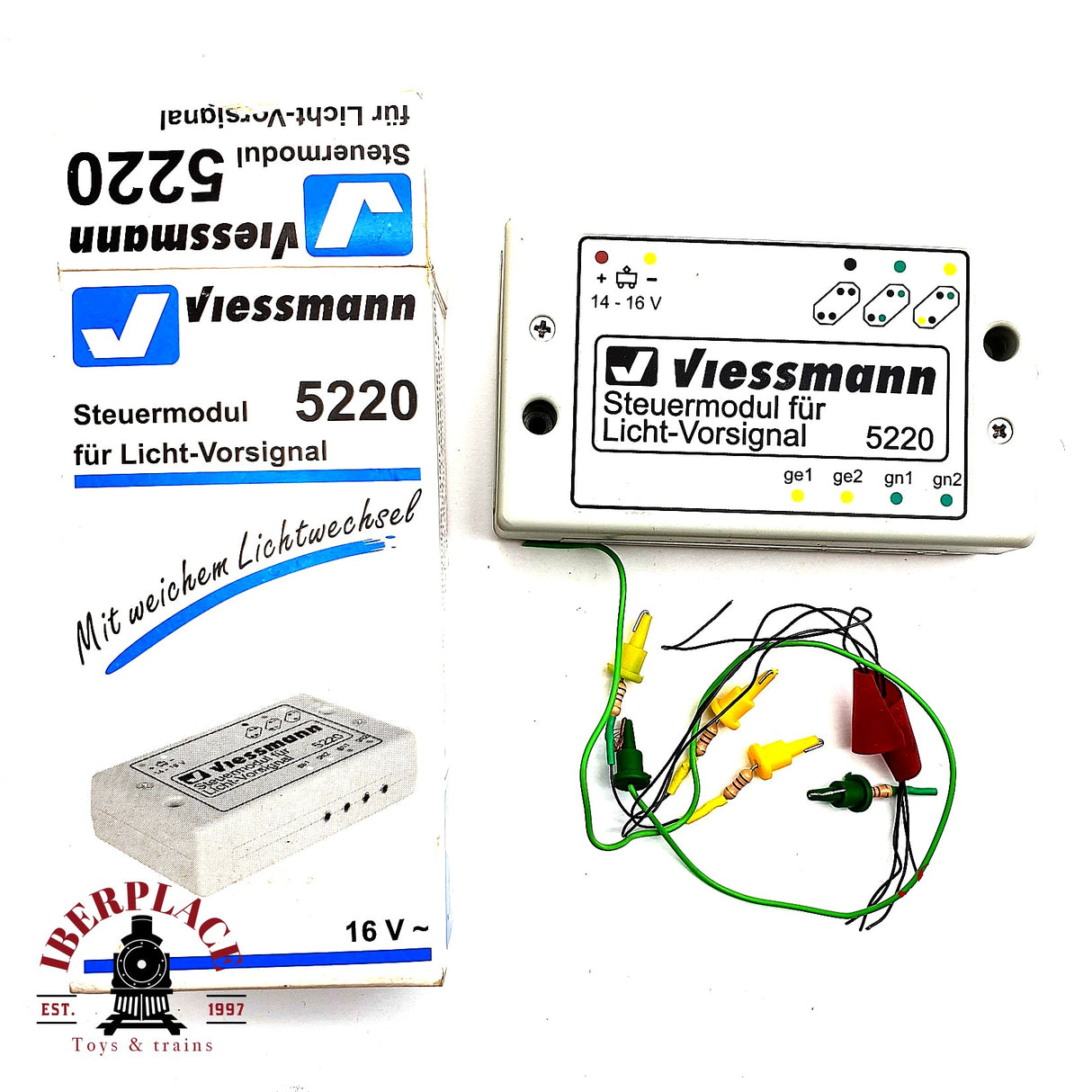 ♻️ 2da mano - Viessmann 5220 Módulo de control para la señal de luz H0 escala 1:87 E15