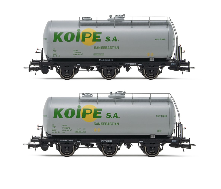 Electrotren HE6022 – Set 2 Cisterna RENFE KOYPE – 1:87 H0 escala DC/CC