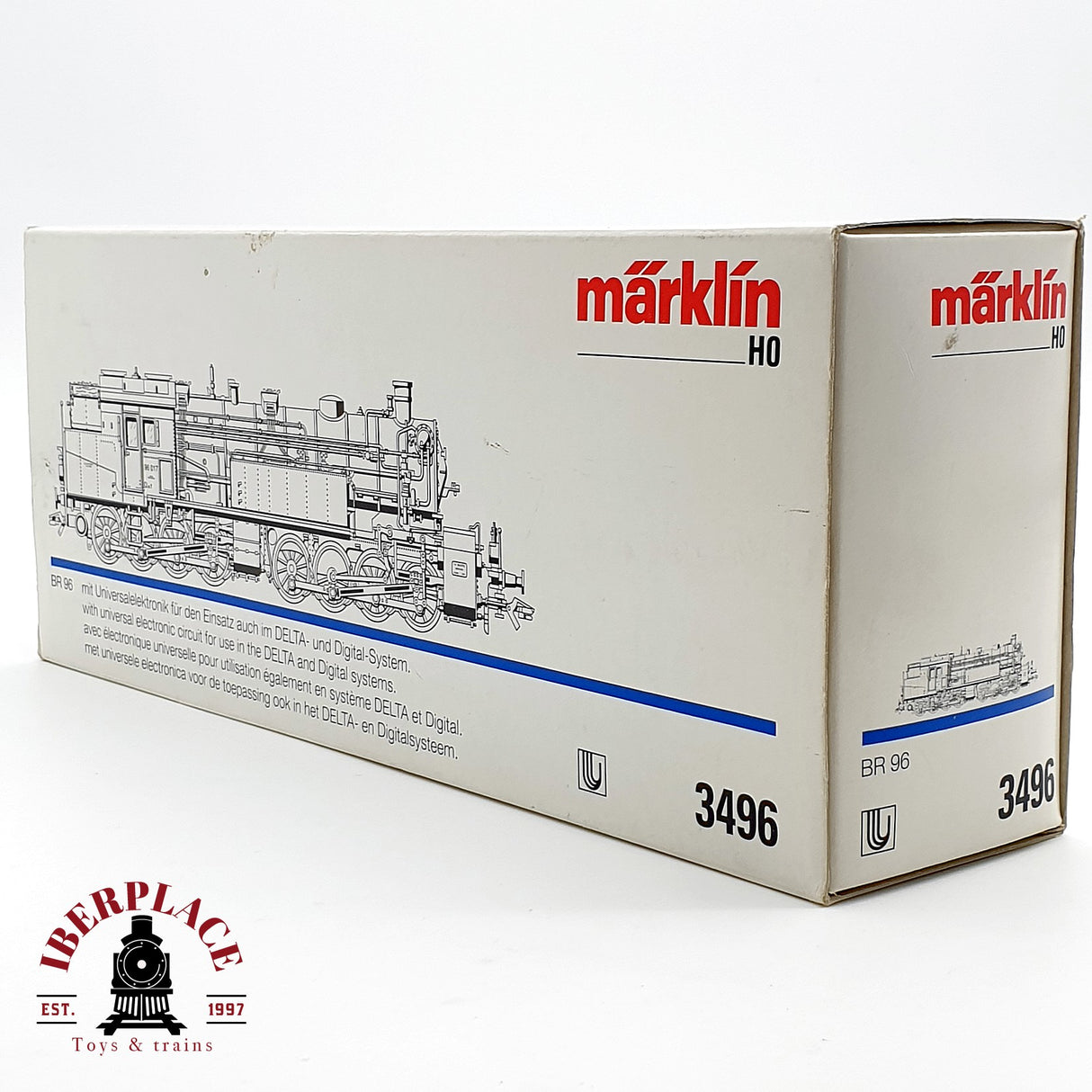 ♻️ AC Märklin 3496 Locomotora BR 96 017 DR H0 escala 1:87 A28