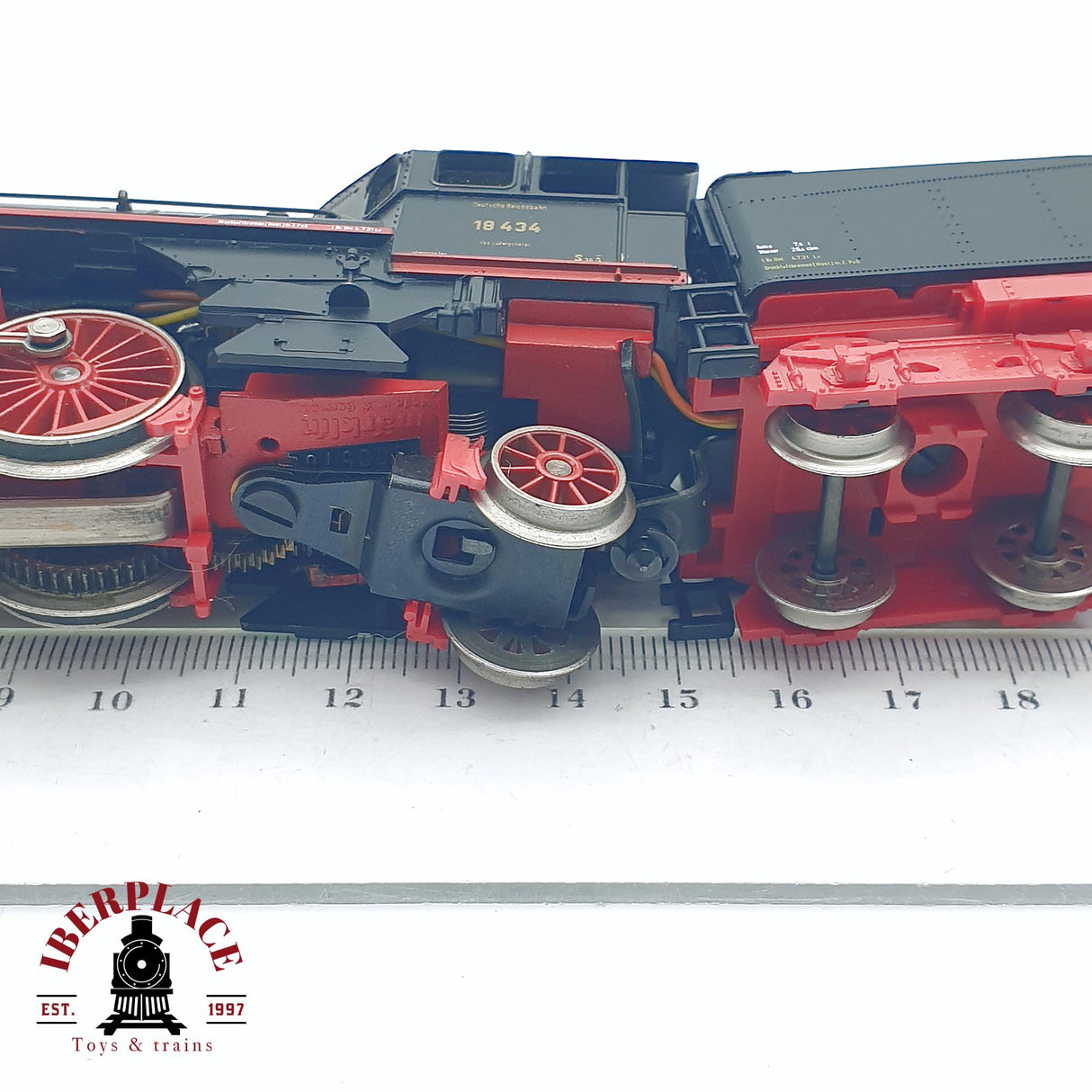 ♻️ 2da mano - Märklin 3518 Locomotora de vapor DR 18 434 Negra H0 escala 1:87