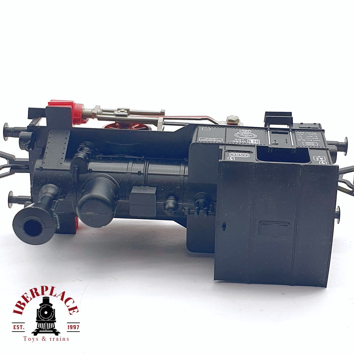 ♻️ 2da mano - DC Fleischmann 4000 Locomotora de vapor ANNA werk-lok Negra H0 escala 1:87