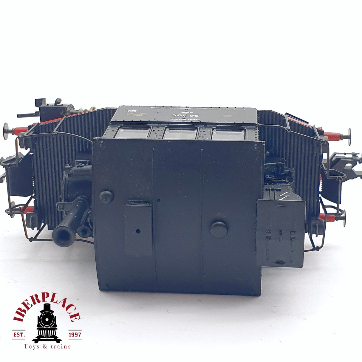 ♻️ 2da mano - DC Roco Locomotora de vapor DR 98 304 Negra H0 escala 1:87