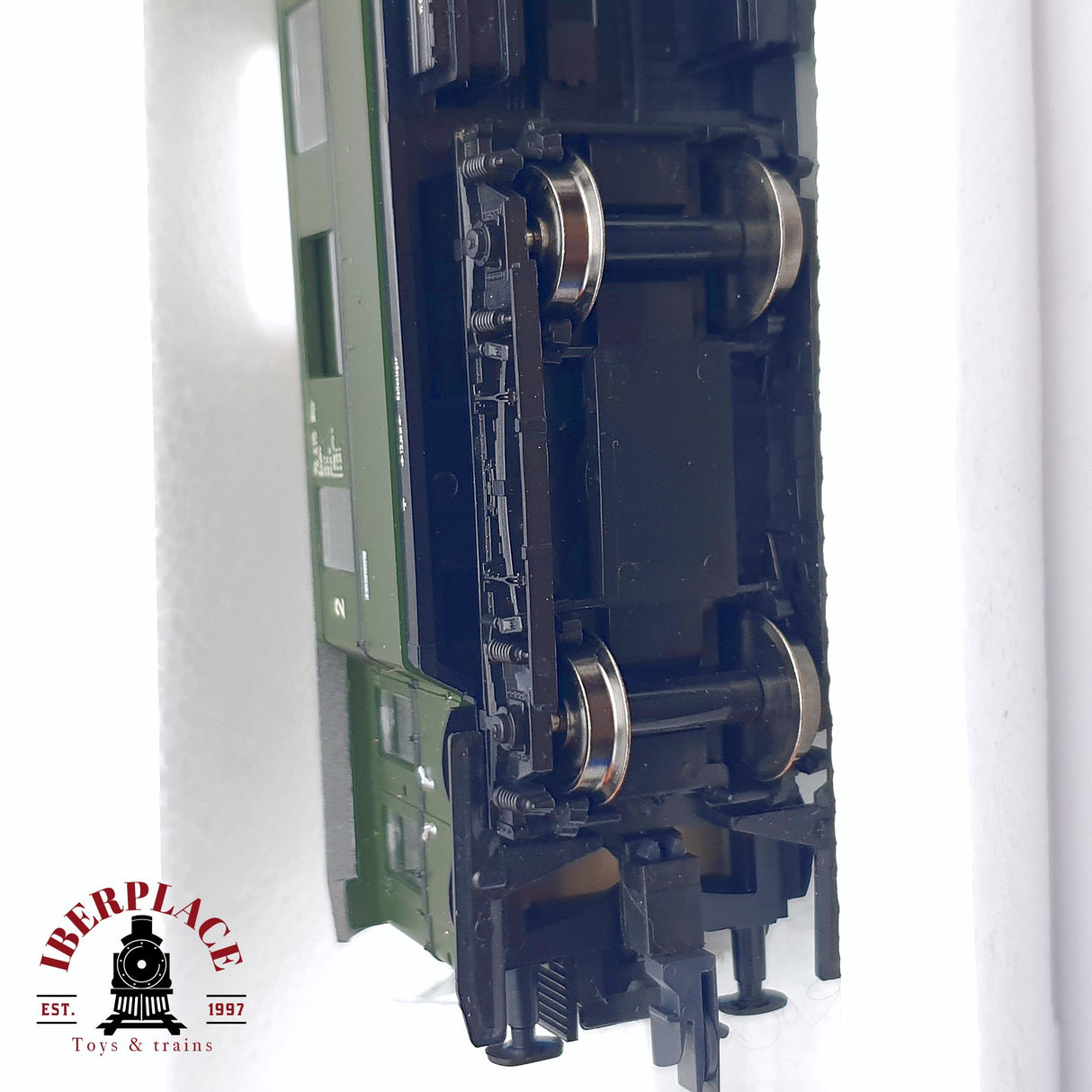 ♻️ 2da mano - DC 5x Roco vagones pasajeros DB clase 1-2 verde H0 escala 1:87