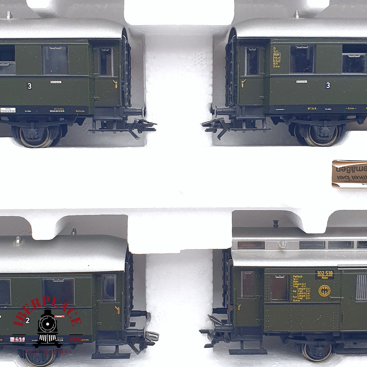 ♻️ 2da mano - Märklin 42353 Set vagones Deutschen Reichsbahn 2-3 clase H0 escala 1:87