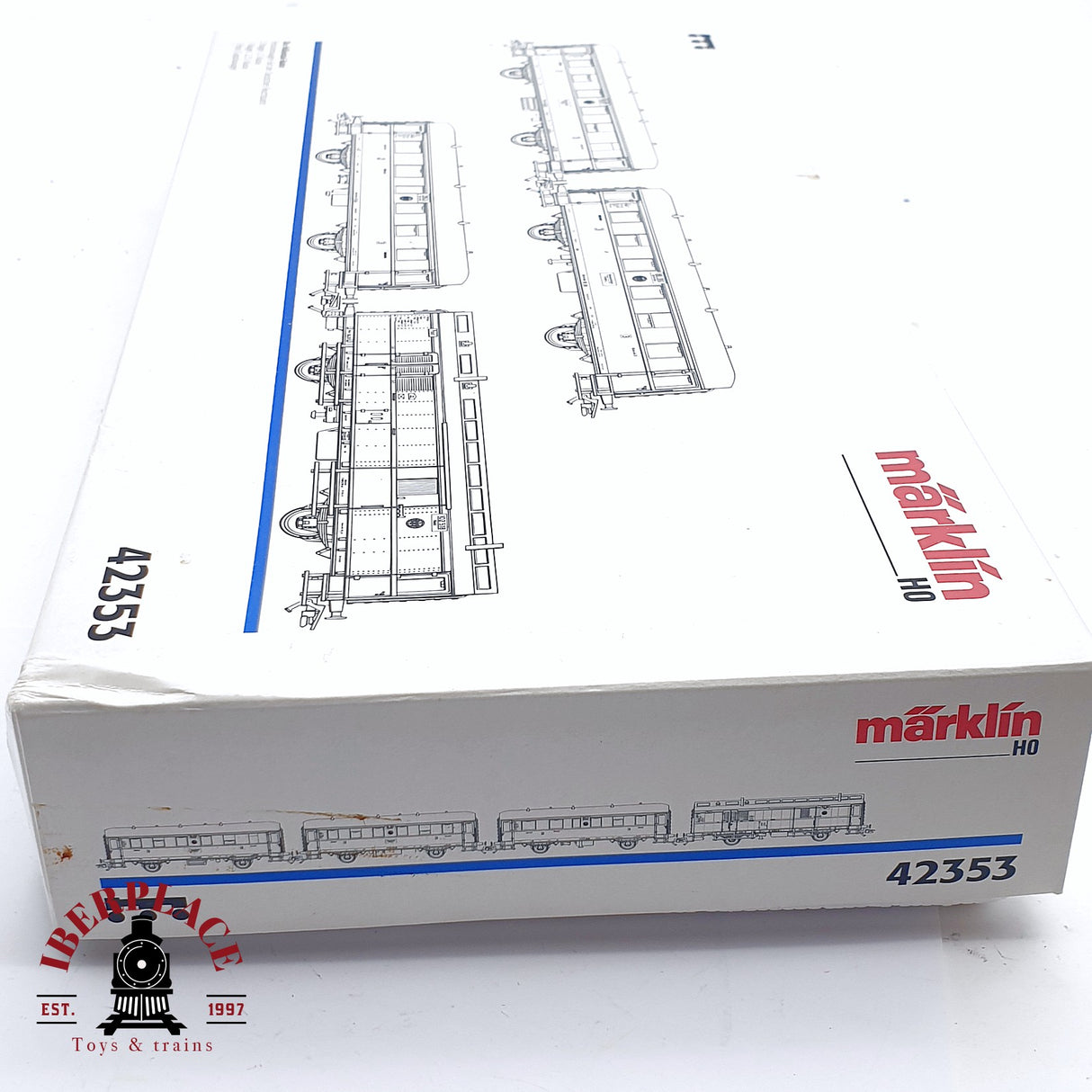 ♻️ 2da mano - Märklin 42353 Set vagones Deutschen Reichsbahn 2-3 clase H0 escala 1:87