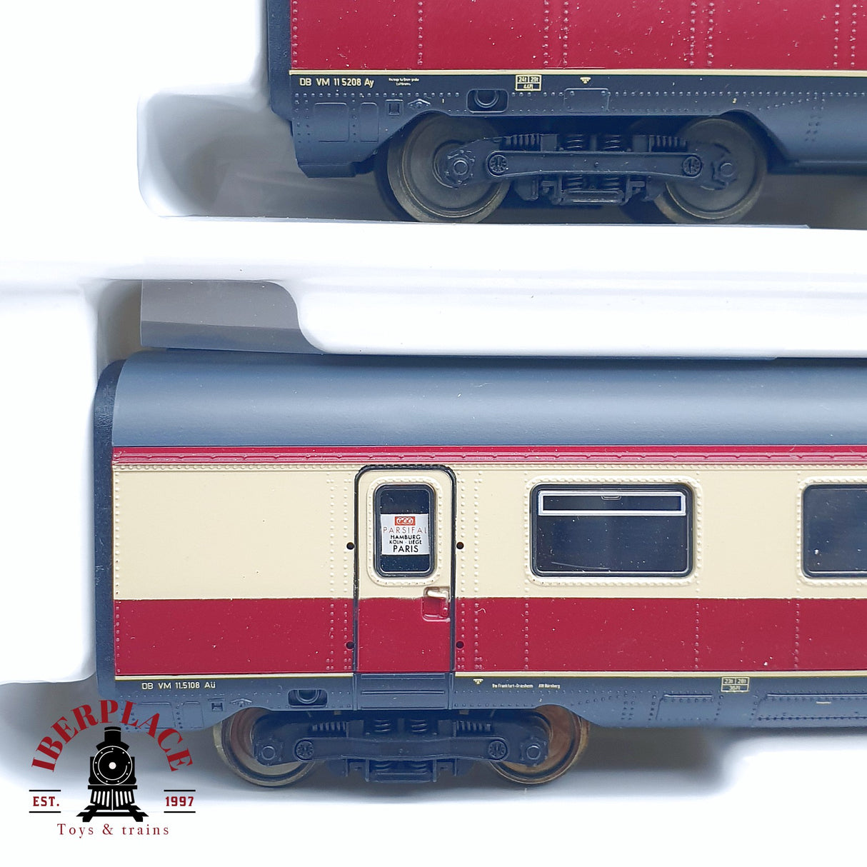 ♻️ 2da mano - DC Roco 43014 vagones complementarios del set TEE H0 escala 1:87