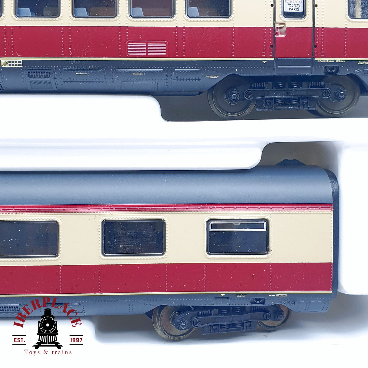 ♻️ 2da mano - DC Roco 43014 vagones complementarios del set TEE H0 escala 1:87