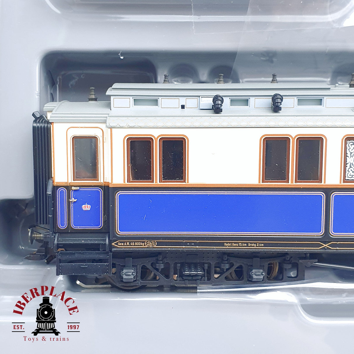 ♻️ 2da mano - Märklin 2x 2681 Digital Set de vagones salón de la emperatriz H0 escala 1:87