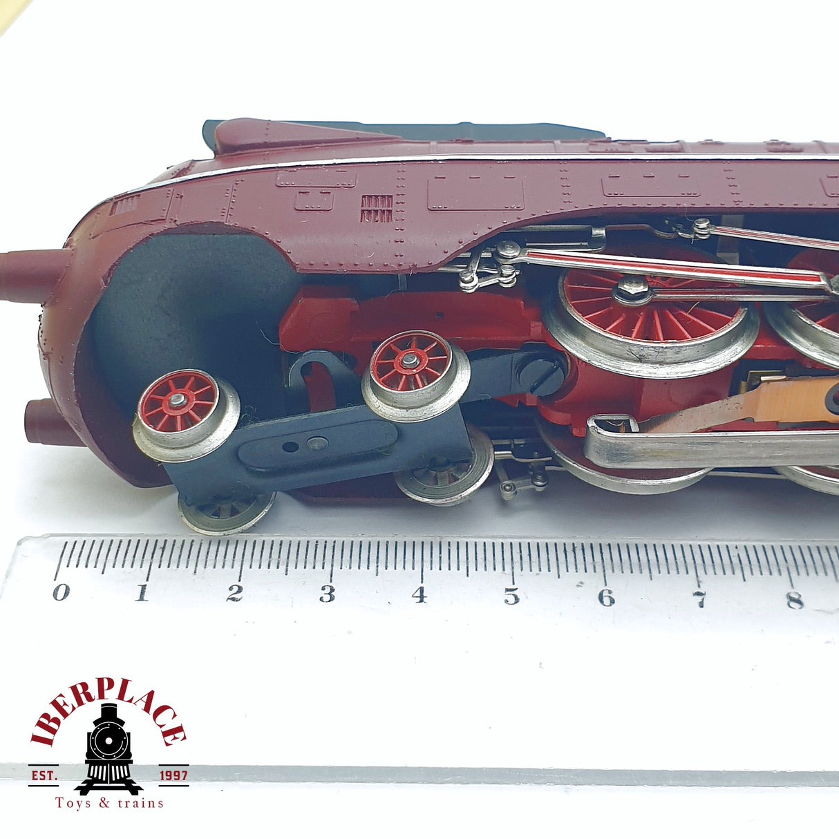 ♻️ 2da mano - Märklin 3089 Locomotora de vapor BR 03 1055 Roja H0 escala 1:87