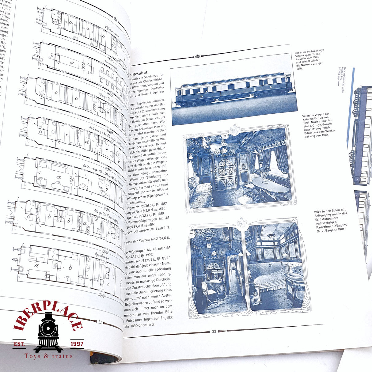 ♻️ 2da mano - Märklin 2x 2681 Digital Set de vagones salón de la emperatriz H0 escala 1:87