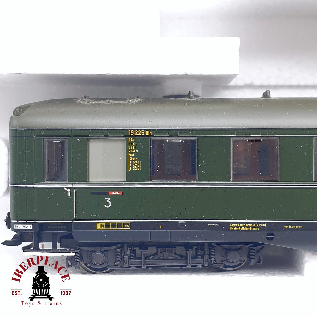 ♻️ 2da mano - Märklin 43258 Set de vagones de tren rápido Berlín-Hamburg Restaurante DR H0 escala 1:87