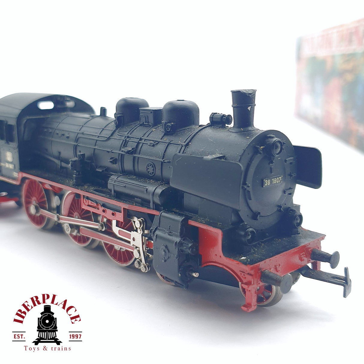 ♻️ 2da mano - Märklin 3098 Locomotora de vapor DB 38 1807 H0 escala 1:87