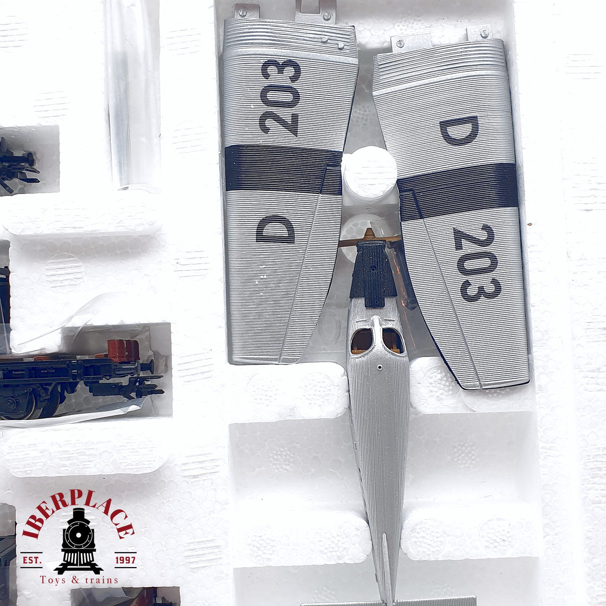 ♻️ 2da mano - Märklin 45093 set de vagones transporte de aviones H0 escala 1:87