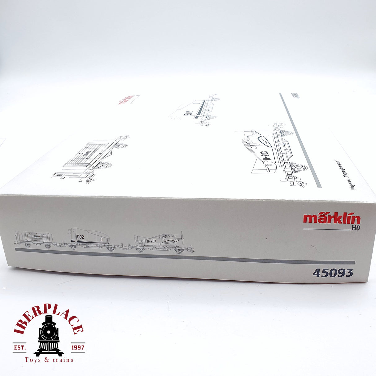 ♻️ 2da mano - Märklin 45093 set de vagones transporte de aviones H0 escala 1:87