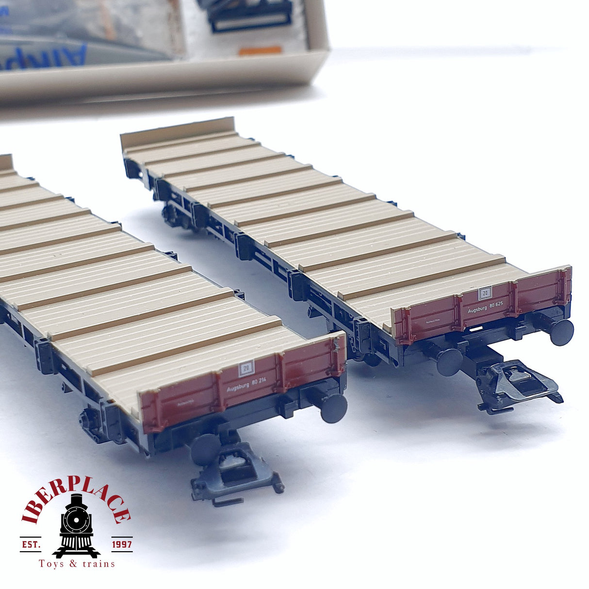 ♻️ 2da mano - Märklin 4506 set de vagones transporte de aviones junkers F13 H0 escala 1:87